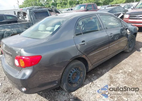2009 Toyota Corolla Le из США, поврежденный, VIN JTDBL40E49J017717